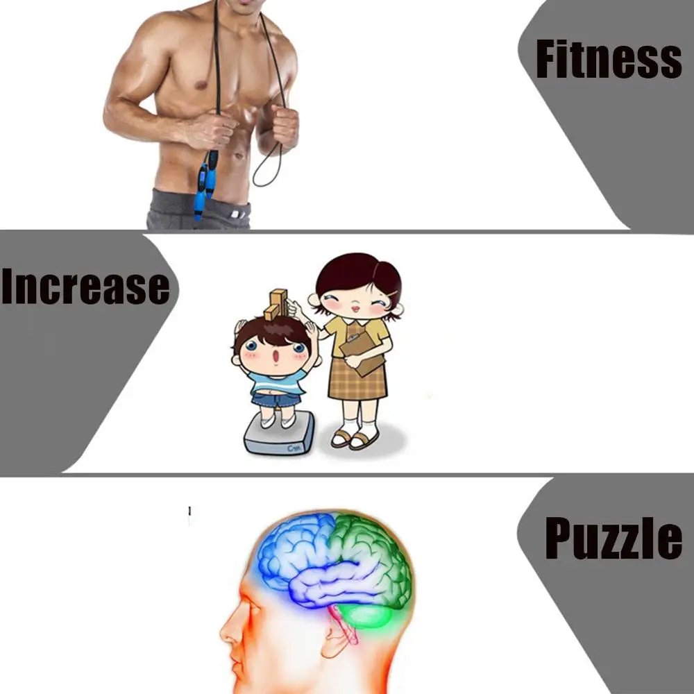 1 шт. Умная Электронная цифровая скакалка для взрослых потребление калорий