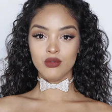 Роскошный галстук-бабочка со стразами Золотое Свадебное колье ожерелье для женщин Свадебное сексуальное хрустальное ожерелье Модные ювелирные изделия Payty подарок