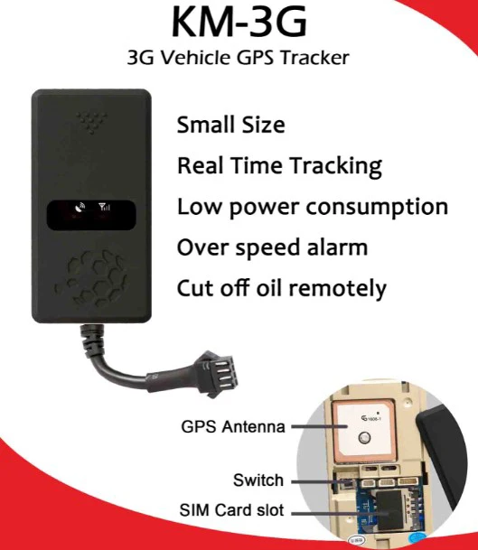 3g WCDMA автомобильный gps трекер км-3g автомобильный локатор гео-забор превышение скорости сигнализации автомобиля gps отслеживающее устройство с отключением топлива удаленно