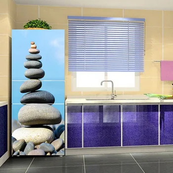 

Door Fridge Sticker PVC Waterproof Removable Self Adhesive Closet Cover Wall Decal DIY Home Decor JS23