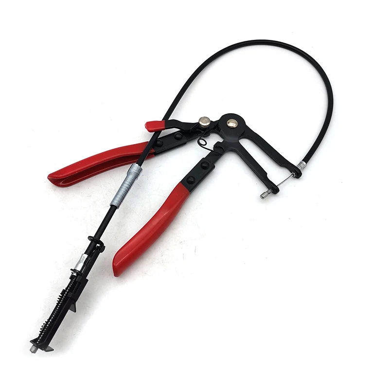 Flexible Hose Clamp Plier Hand Repair Tool Car Brake Fuel Water Pipe Long Reach