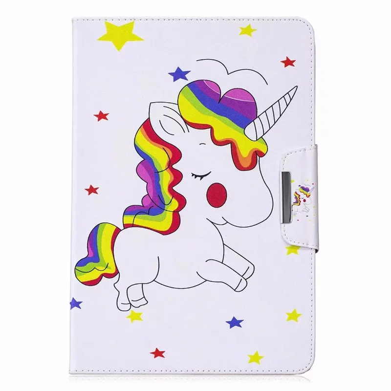 Colorful Unicorn Универсальный 7-дюймовый чехол для планшета для Funda huawei Mediapad T3 7 Чехол с единорогом для samsung Galaxy Tab A A6 7,0 T280 T285 - Цвет: Colorful Unicorn