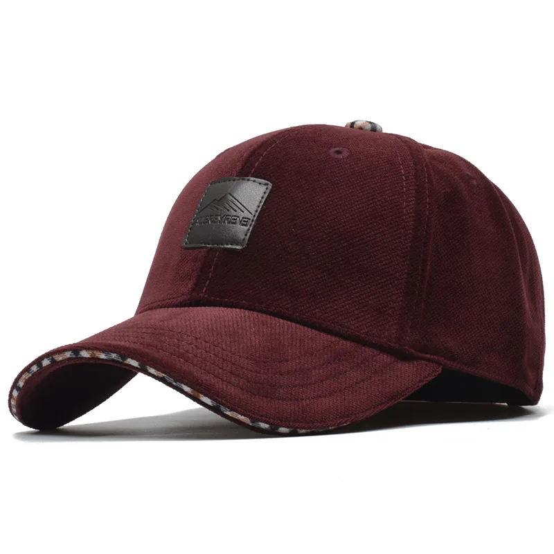 [NORTHWOOD] хлопковая Фирменная бейсболка для мужчин и женщин, высокое качество, облегающие кепки Gorra Trucker, бейсболка Snapback - Цвет: Wine red