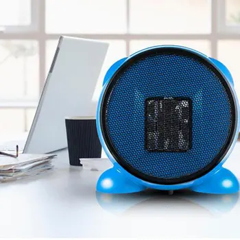 

500W Electric Heater Mini Fan Heater Blower Desktop Household Wall Plug Heater Stove Radiator Fast Handy Warmer Machine