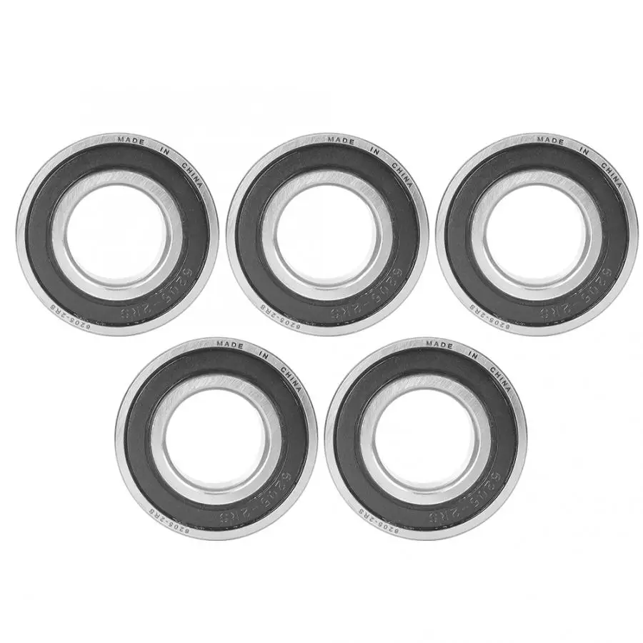 

Steel Deep Groove Ball Bearing 5Pcs 6205-2RS High Accuracy Bearing Steel Deep Groove Ball Bearing 25*52*15mm
