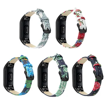 

Bracelet Strap For Mi band 4 Strap Replacement Genuine Leather Wristband for Mi Band 3 Smart Bracelet for Xiaomi Accessories