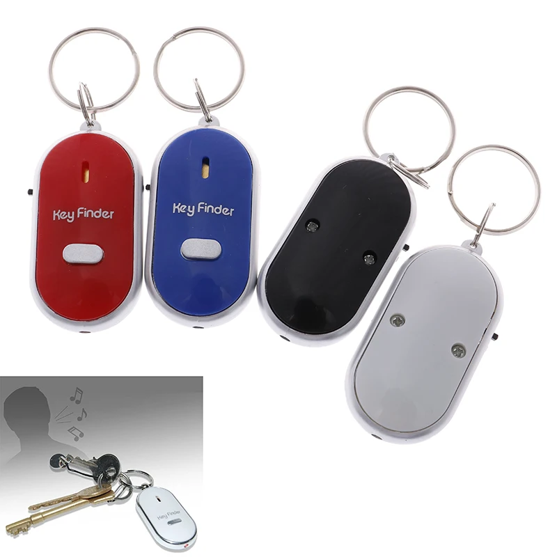 Светодиодный светильник фонарь пульт ДУ со звуковым управлением Lost Key Finder брелок для ключей с локатором мини старость анти-Потеря устройства сигнализации локатор трек