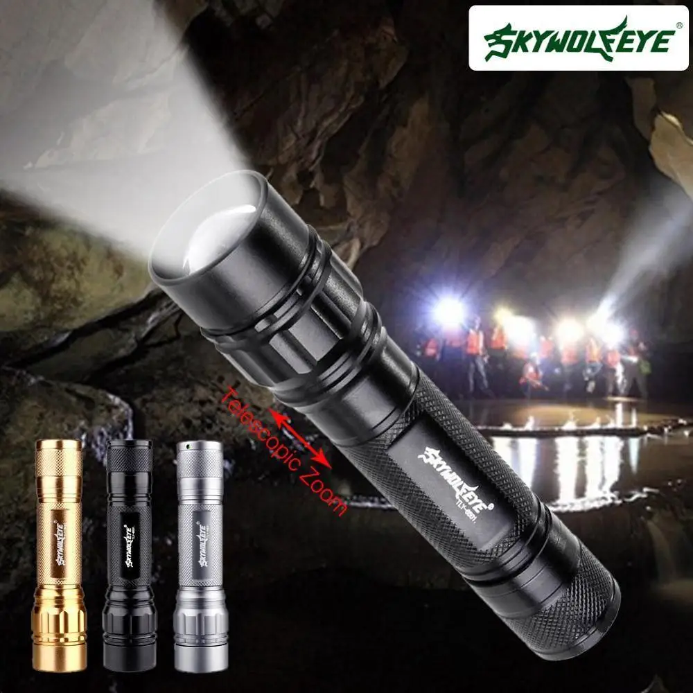 

Bright Q5 Torch Waterproof Portable Light for Outdoor Camping Flashlight Torch Bicycle with 18650 Battery Waterproof Lamp