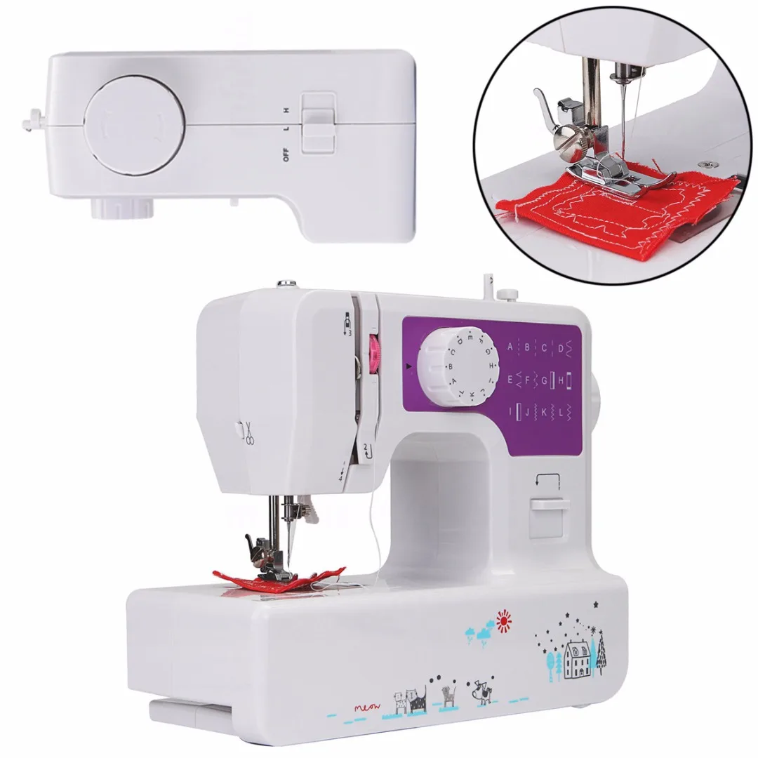 JX-LCLYL 29*12*28cm Electric Sewing Machine Quilting Multi-Function Heavy Duty Household