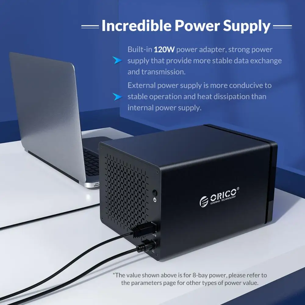 Док станция ORICO для жесткого диска 3 5 дюйма отсеков usb поддержка 80 ТБ гбит/с UASP