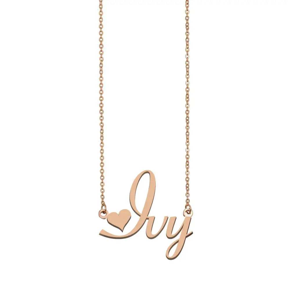 Ivy Name Necklace , Custom Name 