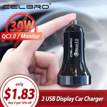 30 Вт Быстрая зарядка 3,0 2 USB Автомобильное зарядное устройство для Xiaomi samsung Note 10 Plus QC3.0 двойное автомобильное usb-устройство для зарядки телефона автомобильный прикуриватель