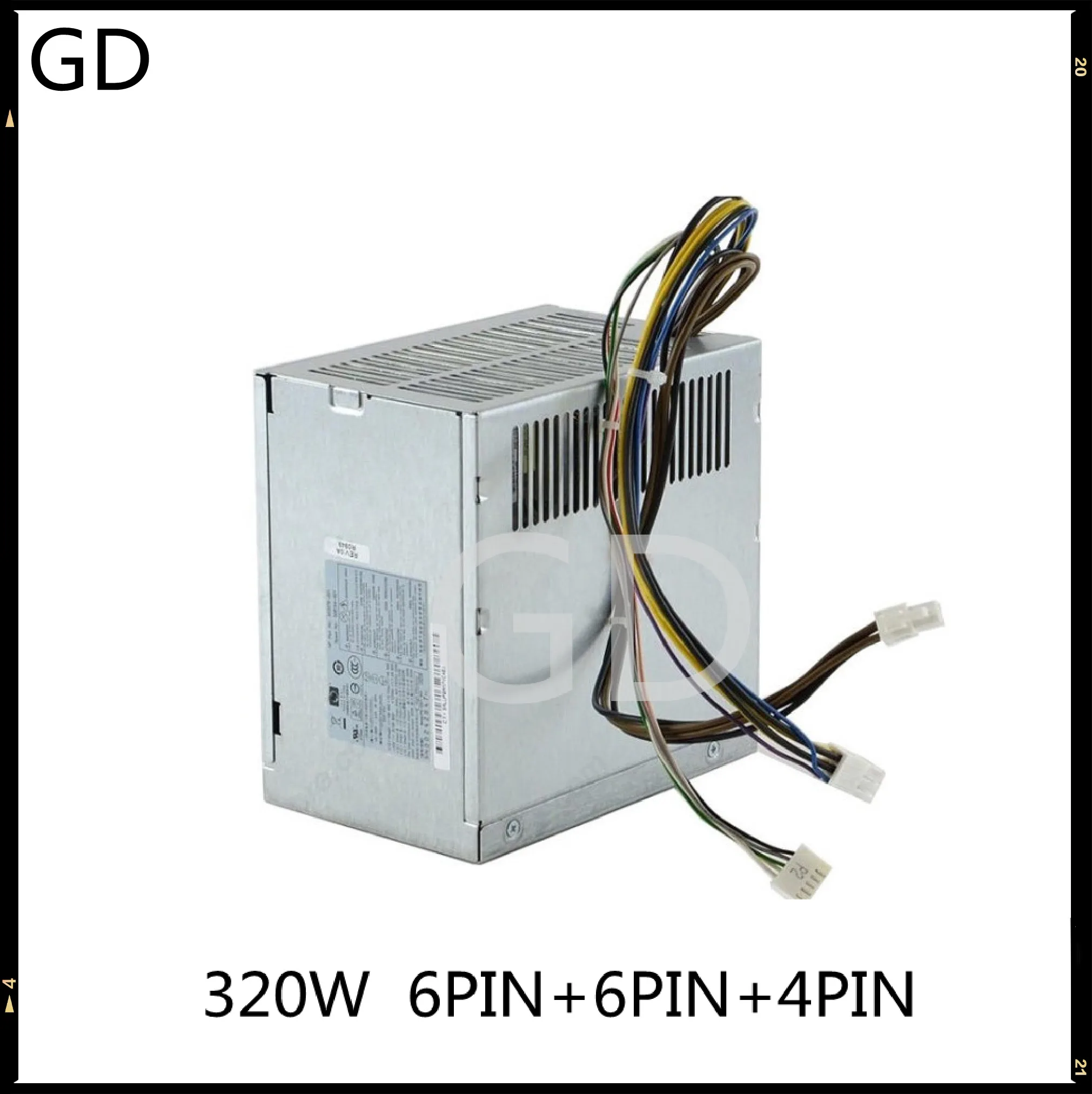 GD для HP 6000 8000 8100 MT 320W источник питания 508154-001 503378-001 PS-4321-9HA 6PIN + 4PIN 100% протестирован