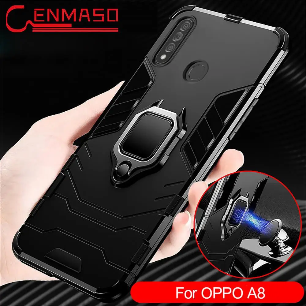 Чехол для Oppo A8 автомобильный Магнитный чехол с держателем кольца Realme 6 Pro X50 5G OPPO Find