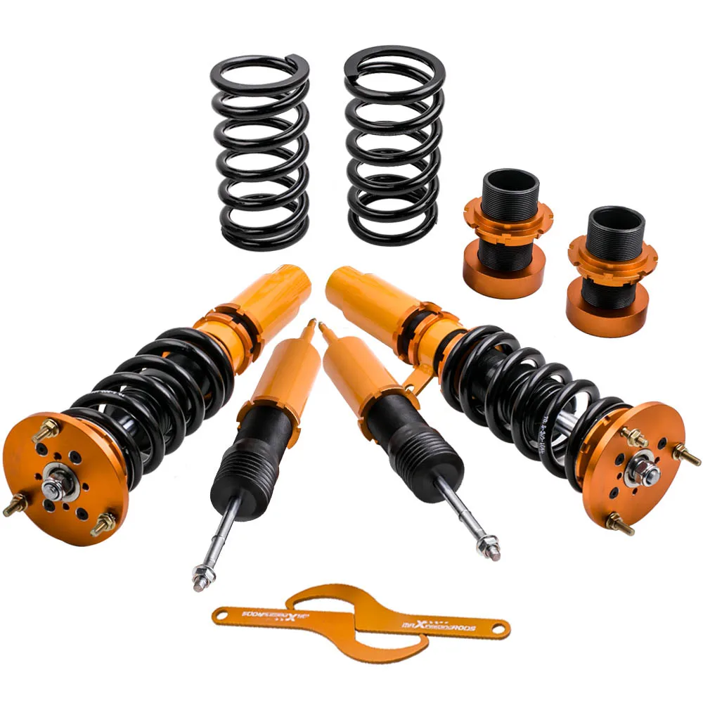 

Coilover Red For BMW 3 Ser E90 E91 Coil Spring Suspension Shock Strut Adjustable Coilovers Strut Spring 2006-2013 Damper Force