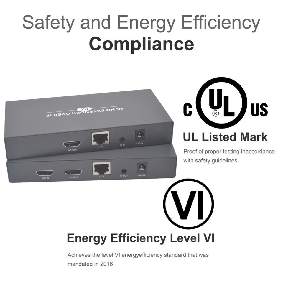 2020 Best 150m H.265 4K HDMI Extender Over IP