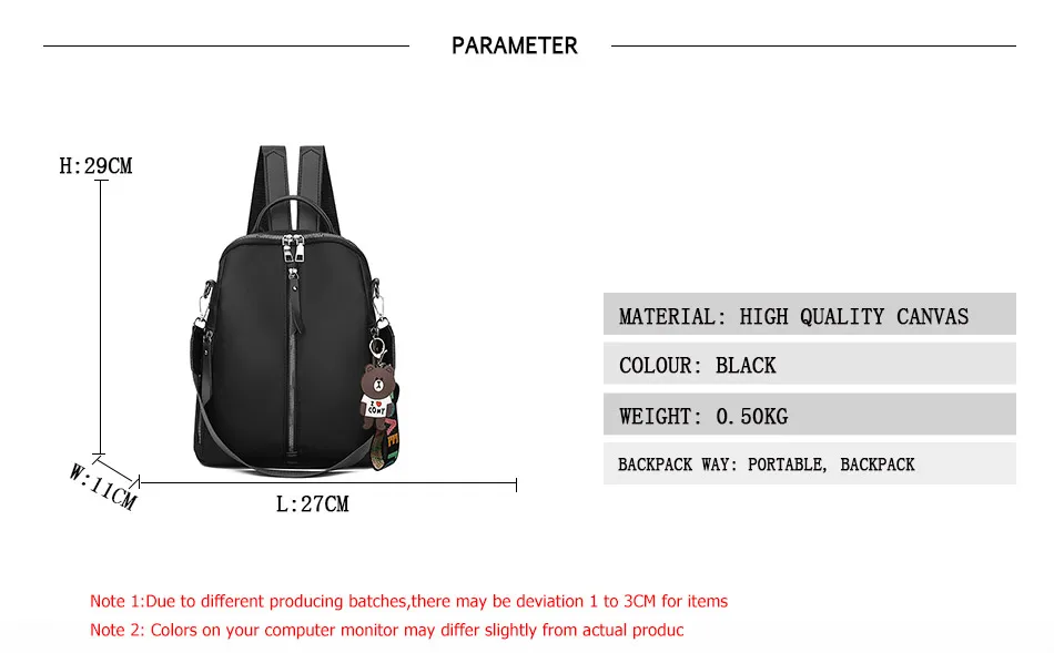 SAC New Fashion Zipper Design Women Backpacks Quality Soft Canvas Backpacks For Girls Female School Bag Bagpack Rucksack mochila