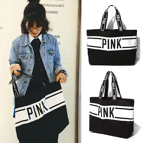 Розовая сумка для девушек, дорожная сумка, дорожная сумка, женская сумка на плечо, пляжные сумки, негабаритная Холщовая Сумка, сумка на плечо, сумка, большая ВМЕСТИТЕЛЬНОСТЬ