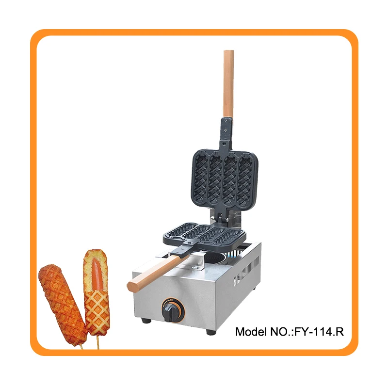

New Arrival Waffle Hot Dog Maker Gas Waffle Stick Maker lolly waffle machine grill