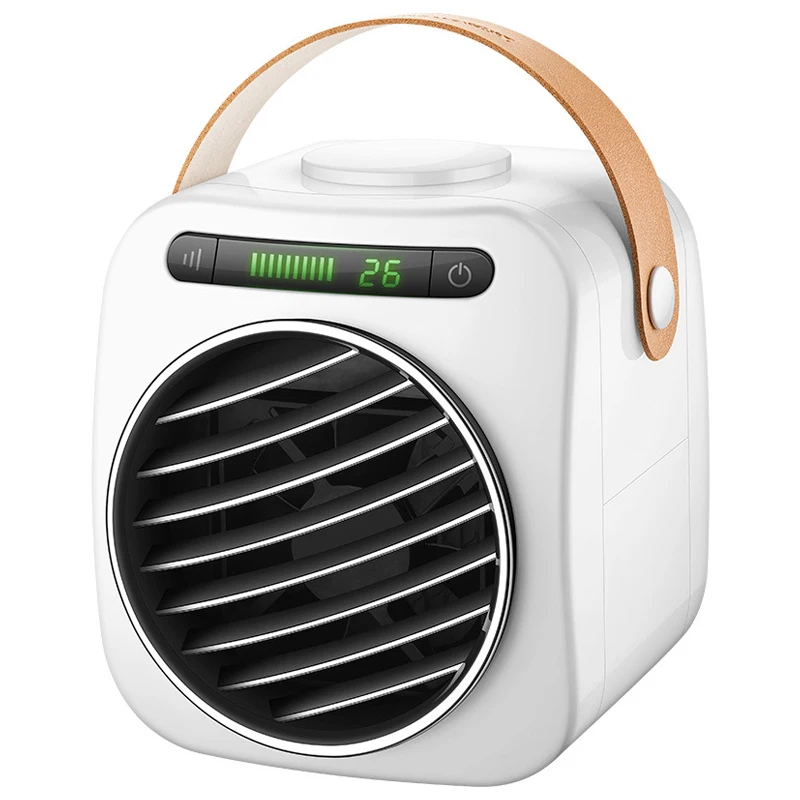 

USB Mini Portable Air Conditioner Humidifier Purifier Led Digital Temperature Display Desktop Air Cooling Fan Air Cooler Fan