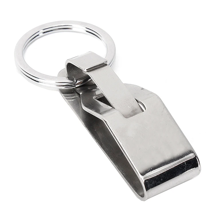 Keychain Carabiner Silver Buckle Car Keychain Belt Hook Outdoor Tool Hanger Hook Tactical Holder Bottle EDC Water