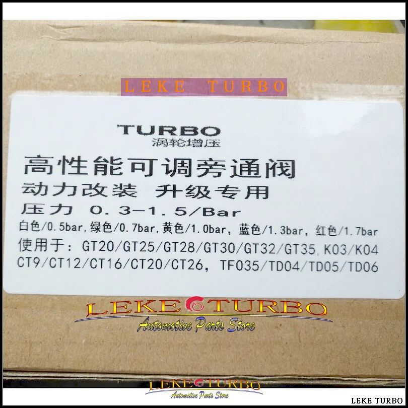 with 2 pc bracket - Turbo Turbocharger Adjustable Wastegate Actuator Valve Spring pressure 0.4-0.7 bar 0.8-1.2bar 1.2-1.5bar  (2)