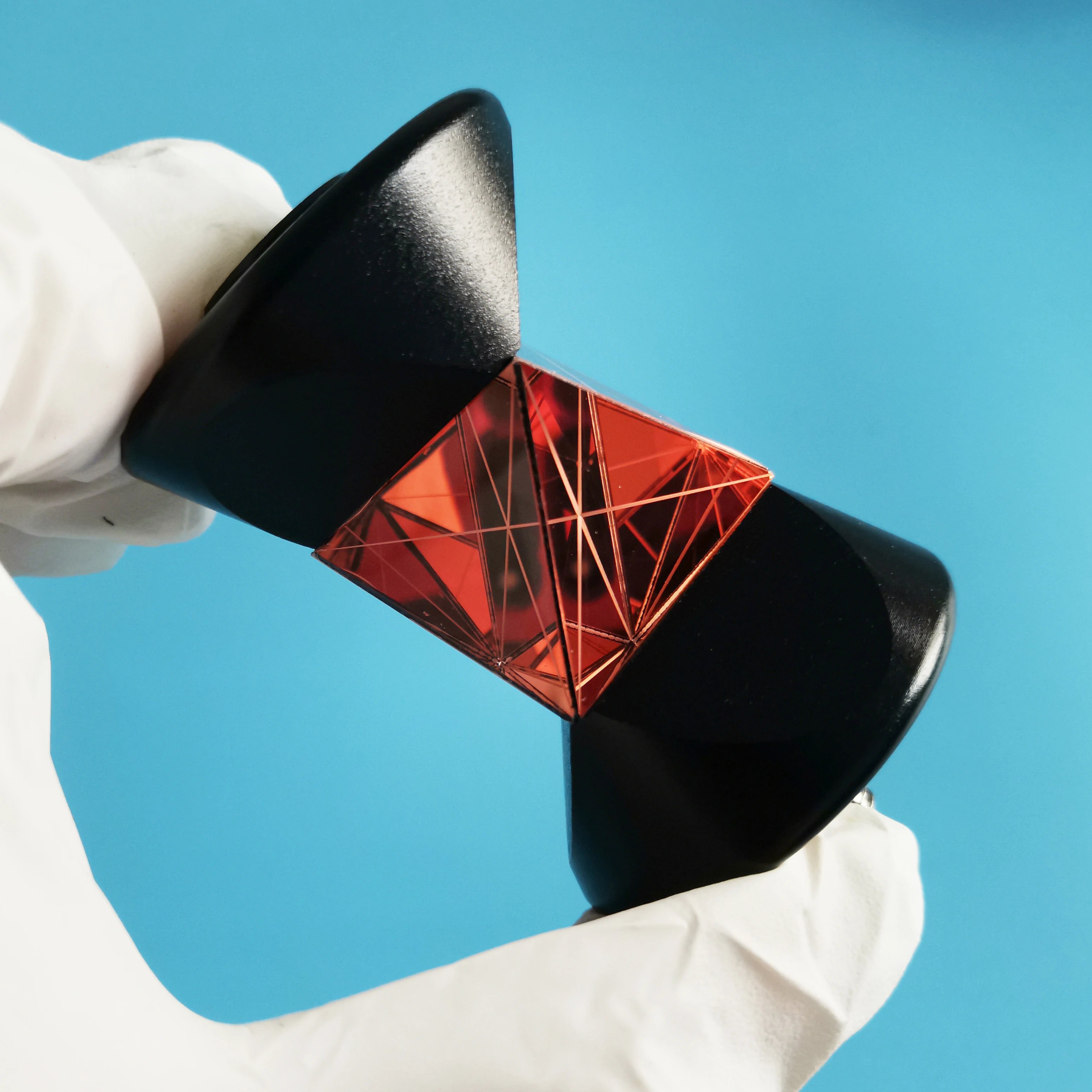 Mini Prism GRZ101 Замена 360 градусов Съемный угол призмы медное покрытие мини ATR для общей
