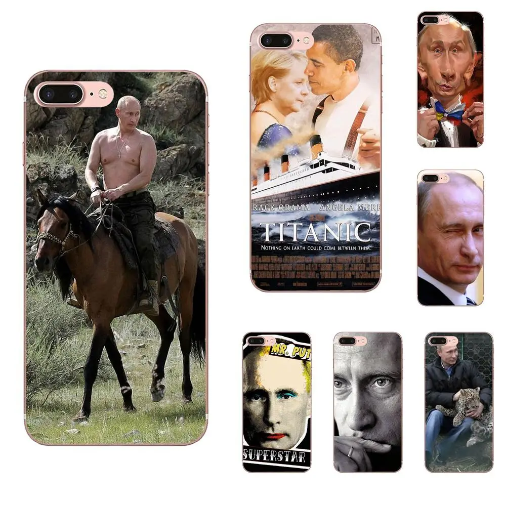 

President Putin For Xiaomi Mi3 Mi4 Mi4C Mi4i Mi5 Mi 5S 5X 6 6X 8 SE Pro Lite A1 Max Mix 2 Note 3 4 Soft Pattern Case Cover