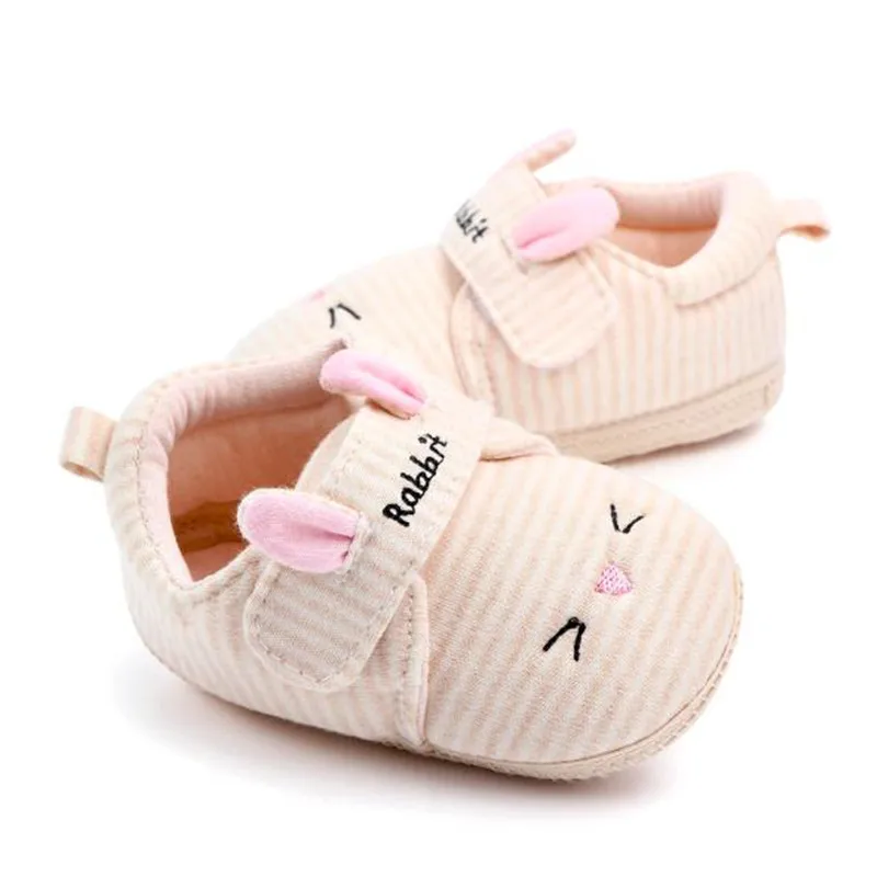 Lovely Cartoon Baby Shoes Cotton Soft Newborn First Walkers Infants Boys Girls Crib Shoes