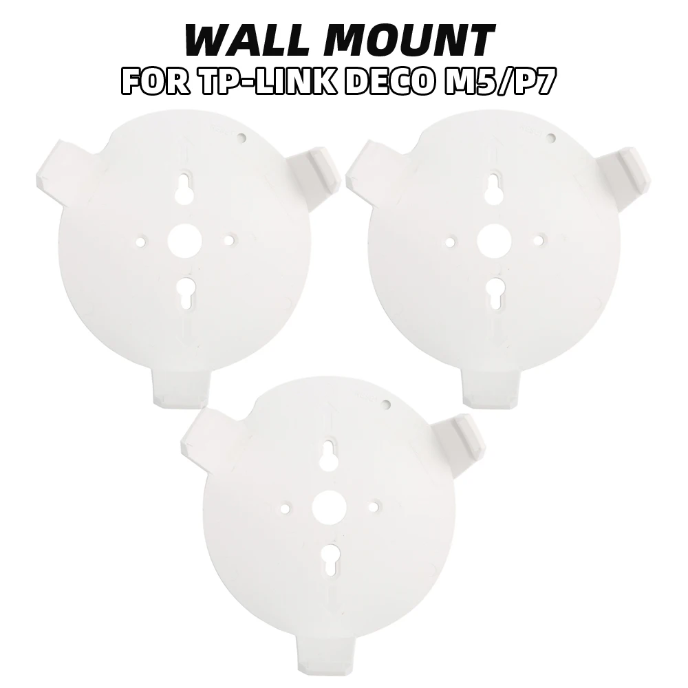 Wall Mount for TP-Link Deco M5/P7 Whole Home Mesh WiFi System Sturdy Bracket Holder for Deco M5 Router/P7 Router Wall Holder