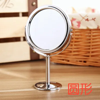 Косметическое зеркало 5X180 вращающееся портативное косметическое зеркало для макияжа двустороннее нормальное увеличительное зеркало с подставкой маленькое зеркало
