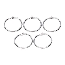 5 шт. серебро 30 мм Od. Металлическая скоба книги связующее с отрывными листами пружинное кольцо