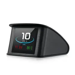 Pantalla frontal de coche Universal, velocímetro Digital GPS con prueba de velocidad, alarma de exceso de freno, pantalla LCD para todos los vehículos