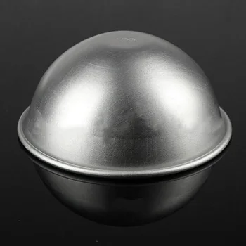 

1Pc Aluminum Alloy hemisphere half round 3D molds Cake Dessert Mold Kitchen Pan Baking Pastry Mould