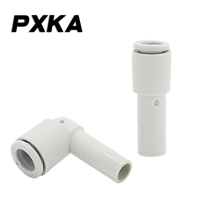 Free shipping 2PCS The quick end of the reducer pipe is inserted into KQ2R04-06-08 elbow small air nozzle through | Обустройство дома