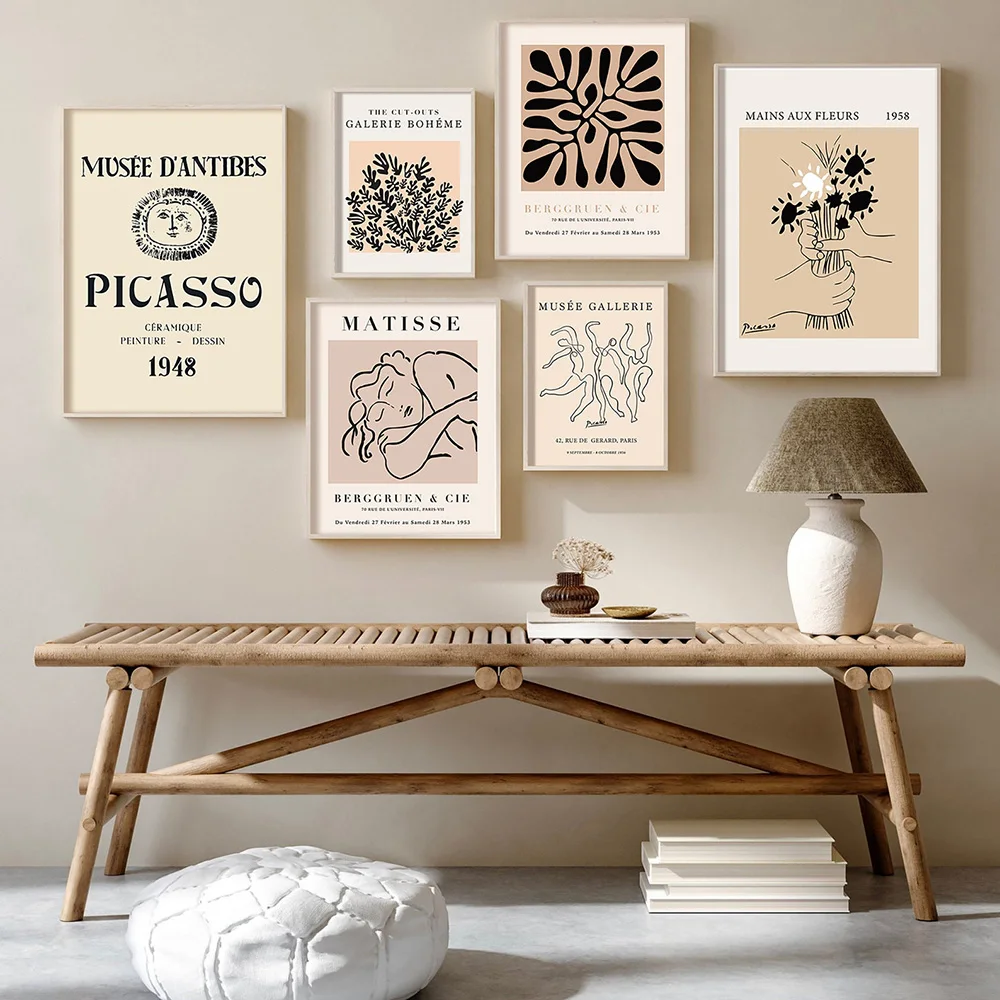 

Henri Matisse Picasso Abstract Nordic Posters And Prints Modern Wall Art Canvas Painting Gallery Decor Pictures For Living Room