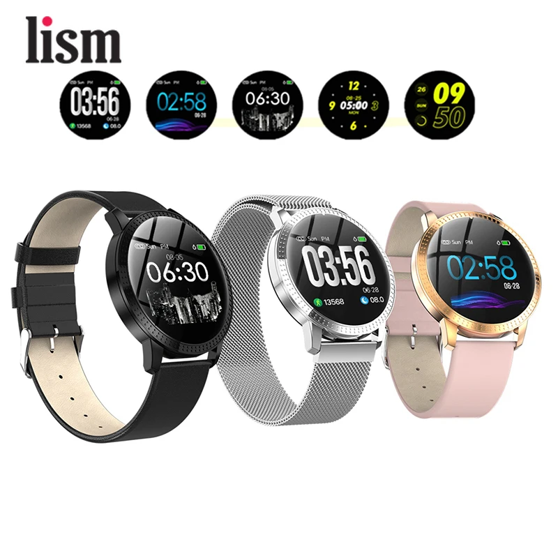 

CF18 Smart Watch IP67 waterproof Color Screen Blood Pressure Heart Rate Monitor men women Smartwatch for Samsung Xiaomi Huawei