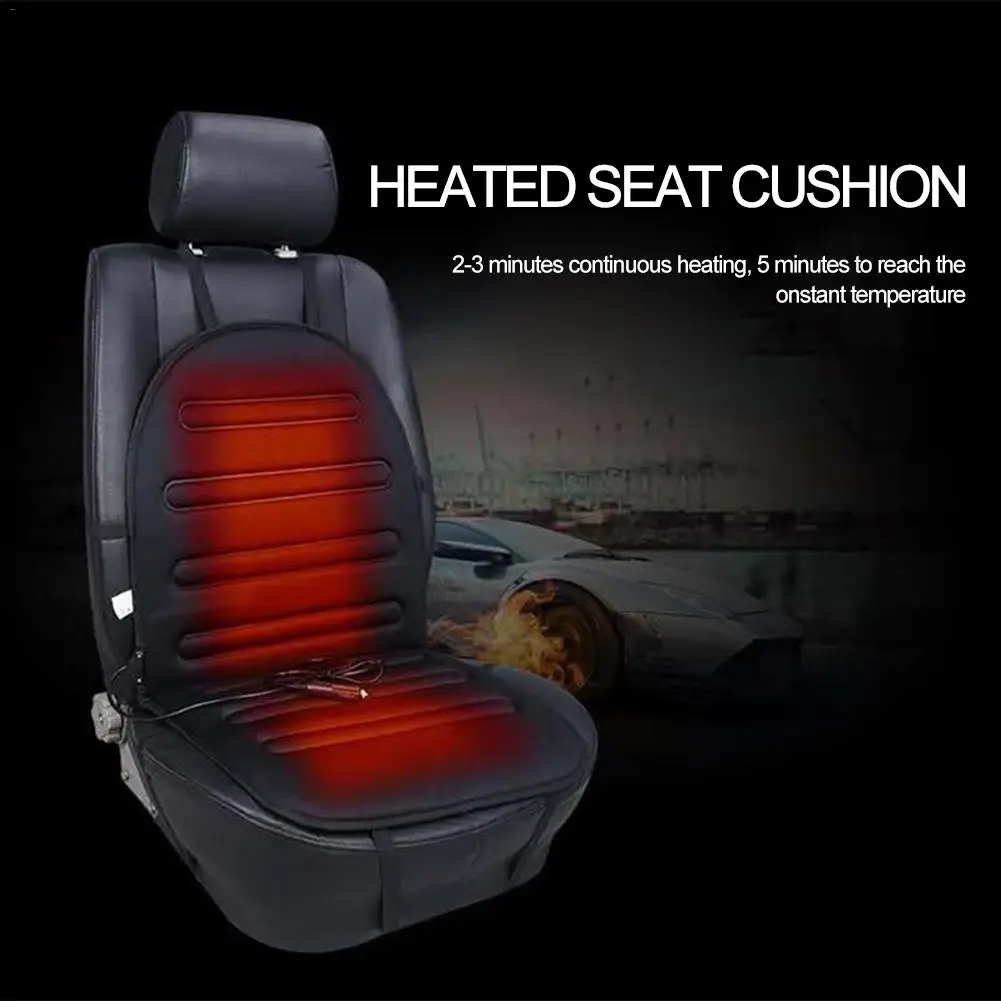 Универсальный подогрев сидений автомобиля подушка с подогревом крышка зимний теплый нагретый высокой низкой температуры 12V чехол на сиденье с подогревом