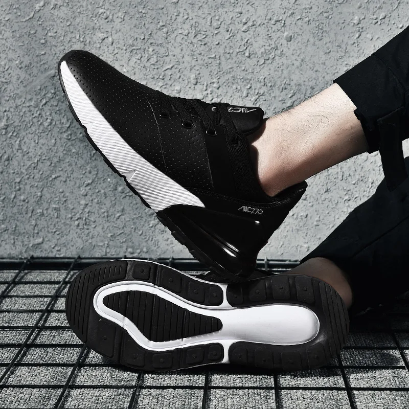 

Breathable Large-size Running Shoes 47 Fashion Men's Sports Shoes 46 Comfortable Jogging Training Shoes Air Leather 270 Shoes
