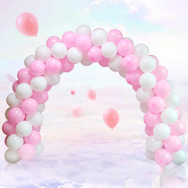 

Hot New DIY Wedding Balloon Arch Kit Birthday Party Balloons Column Stand with Frame Base Pole Balloons Clips Party Decoration
