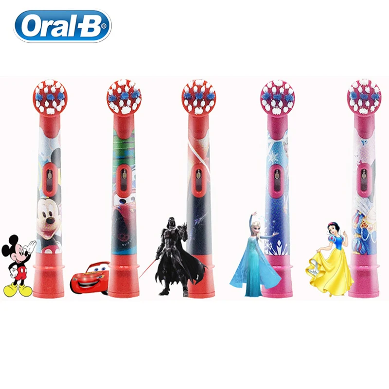 Oral B головки для детской электрической зубной щетки EB10 сменные щеток с мультяшной