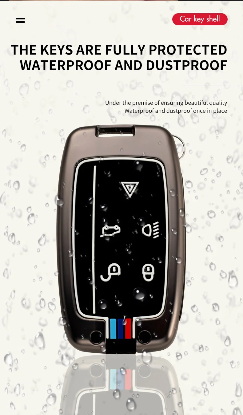 Metal Car Smart Key Case Cover Shell Fob For Land Rover Range Rover Evoque Sport Discovery Freelander For Jaguar XF XE A9 X8 XJ - Hf21656ca43194880958e736d0763516d6