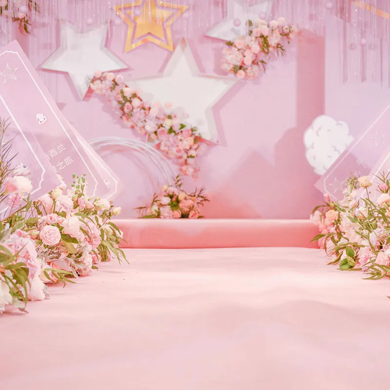 Wedding Carpet Wedding Carpet Soft Floor Outdoor Wedding Aisle Runner Carpet Ceremony Party Stage Event Decoration Anti-slip Non-woven Material