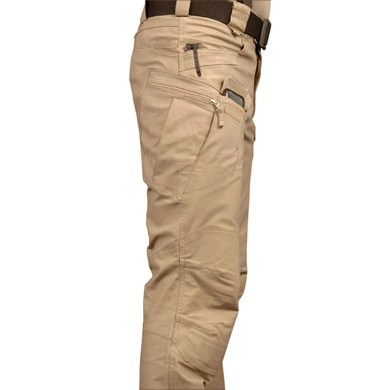 

2019 Tactical Pants Military Cargo Pants Men Knee Pad SWAT Army Airsoft Solid color Clothes Hunter Field Combat Trouser W