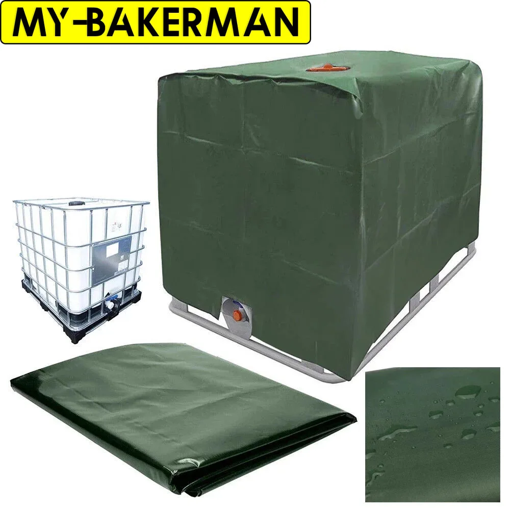 4 Colors 1000 liters IBC Rain Water Tank Container Ton Barrel Sun Protective Foil Dust Covers Outdoor Garden Waterproof Cover