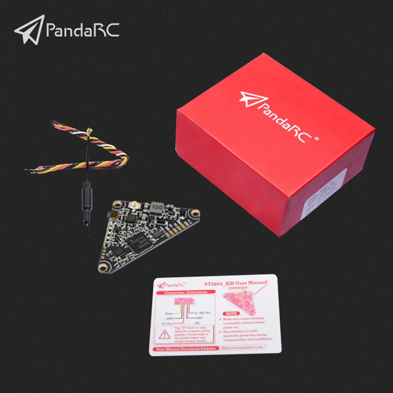 Видеопередатчик PandaRC VT5804 AIR 5 8 ГГц 40 каналов 0/25/50/100/200 мВт | Игрушки и хобби