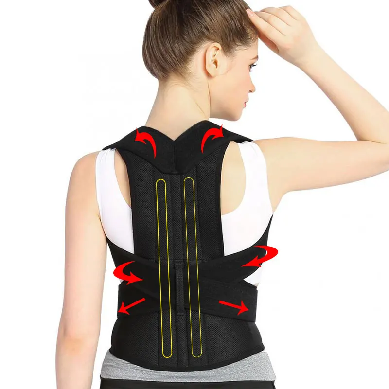 AOFEITE Adjustable Lower Back Pain Waist Support Belt Posture Design
