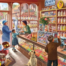 5D diy на заказ Алмазная картина yikexin магазин игрушек пейзаж фото брелок Рождественские открытки мозаичная картина doosjes