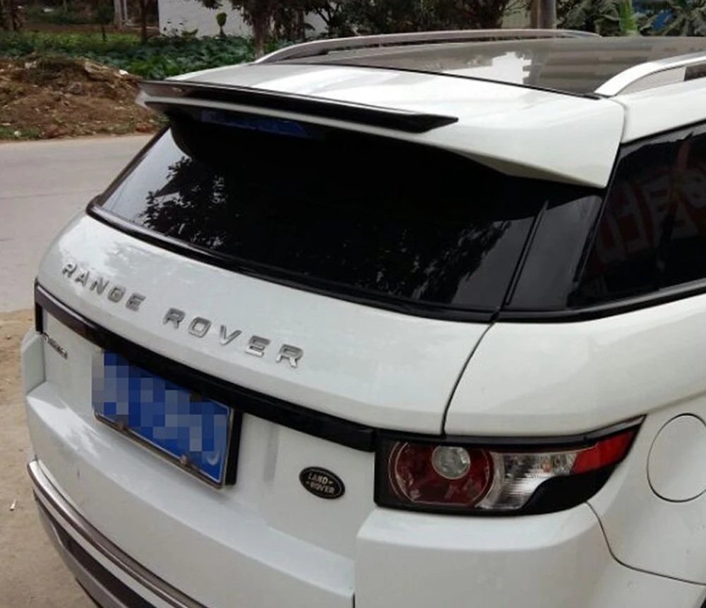 For Range Rover Evoque Rear Roof Spoiler Wing ABS  Bright black  Unpainted Primer 2010-2015