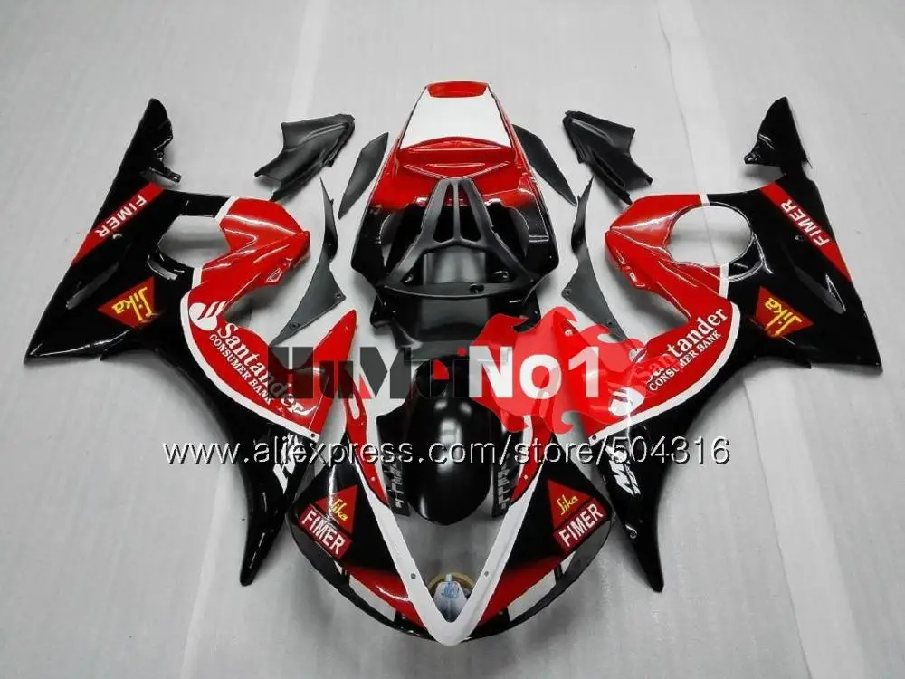 No. 21 Корпус для YAMAHA YZF600 YZF R6 600CC YZF 600 R 6 CC 5MC. 0 YZF-600 YZF-R6 2003 2004 2005 YZFR6 03 04 05 обтекатели комплект глянцевый черный - Цвет: No. 21